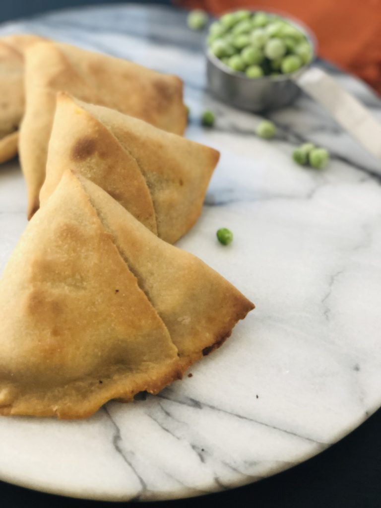 Easy Baked Vegetable Samosa - Simmer and Dice