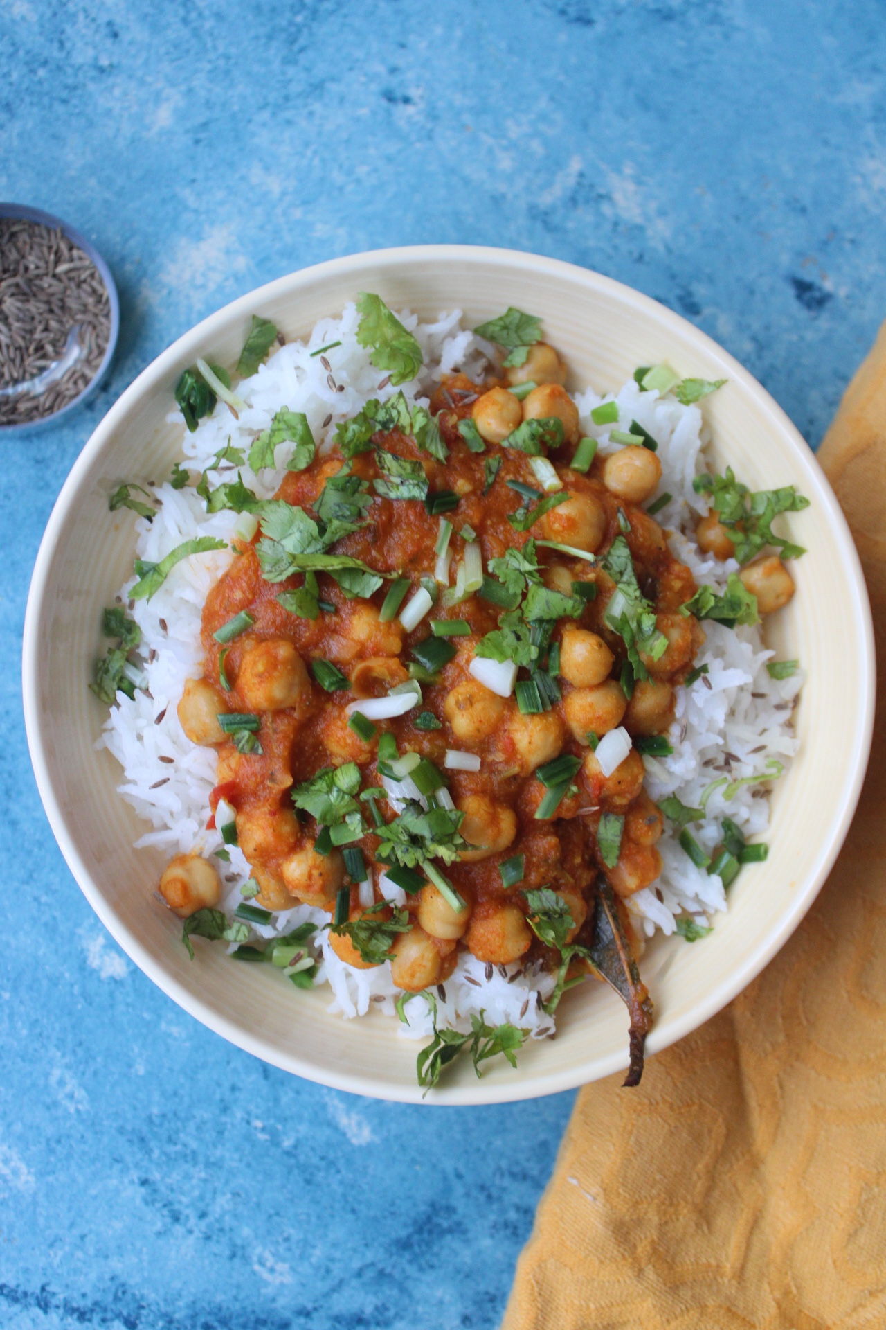 Comforting Chickpea Curry - Simmer and Dice